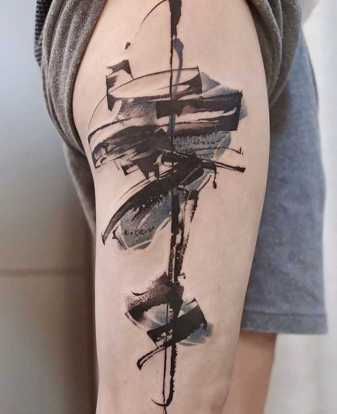 具有独特韵味的水墨纹身图片9张