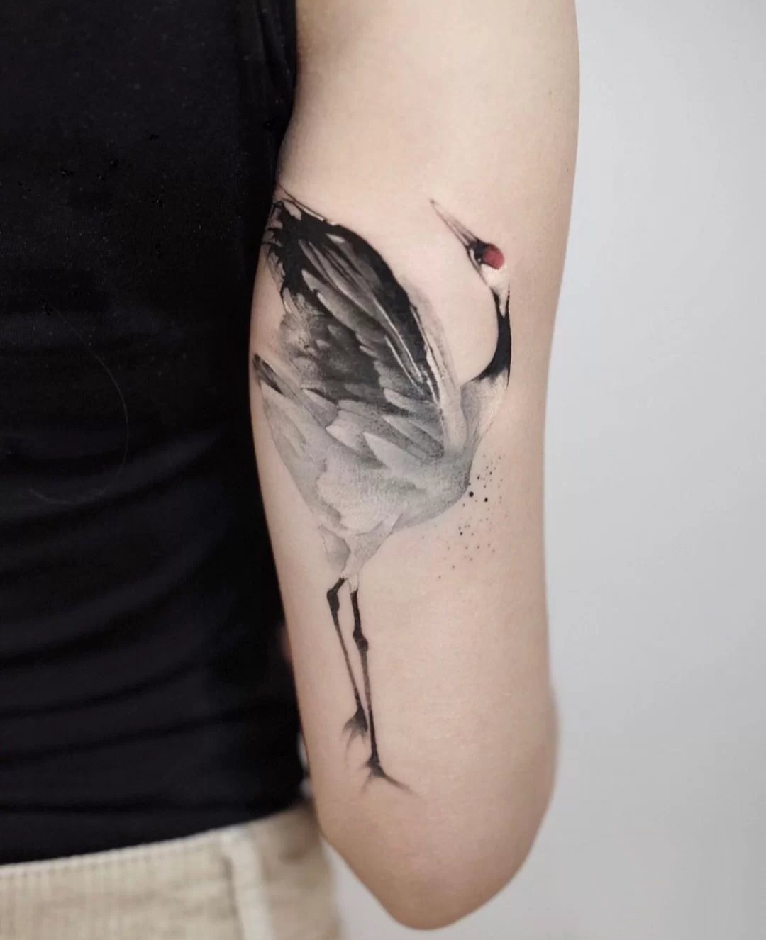 具有独特韵味的水墨纹身图片9张