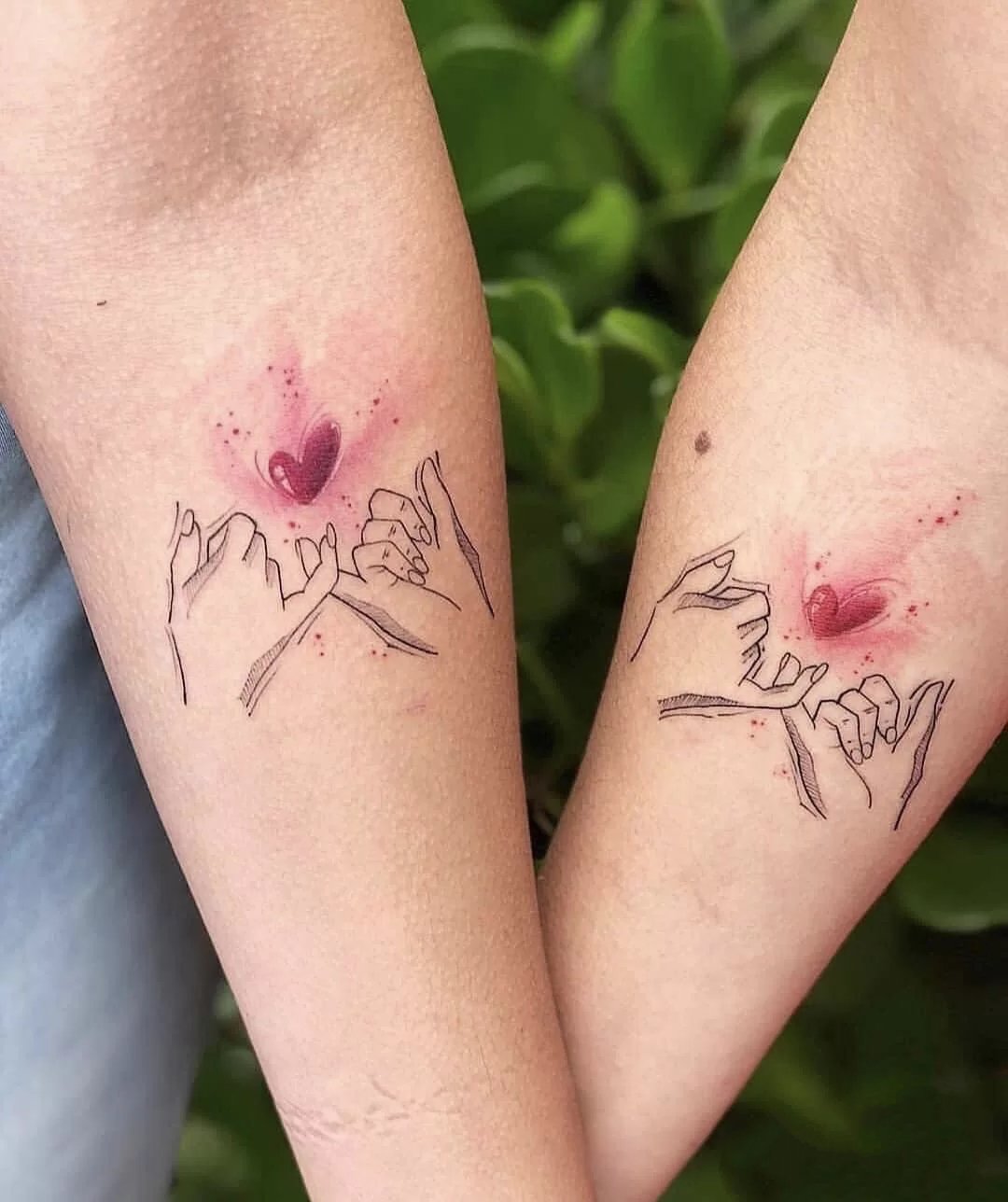 9张清新的情侣纹身小图欣赏