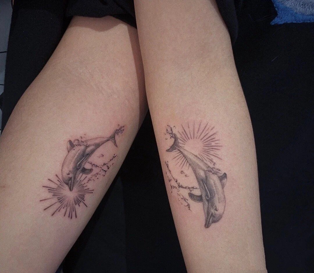 9张清新的情侣纹身小图欣赏