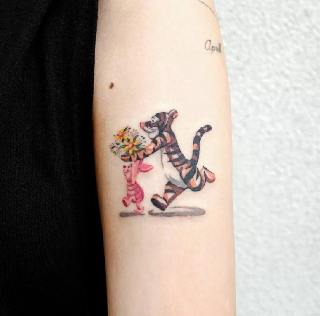 9张趣味的彩色小清新纹身图片