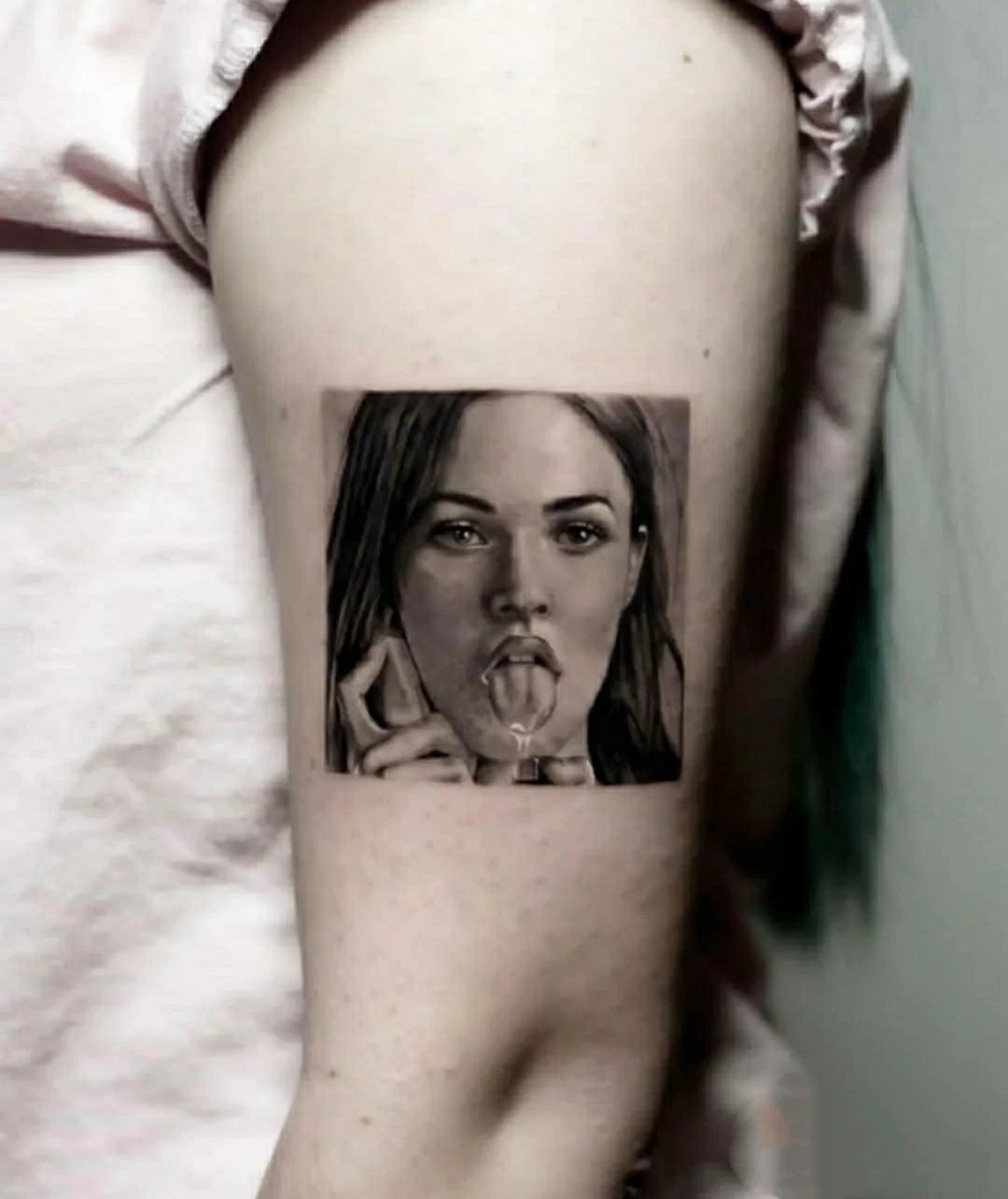 一组欧美风的人物写实纹身图片