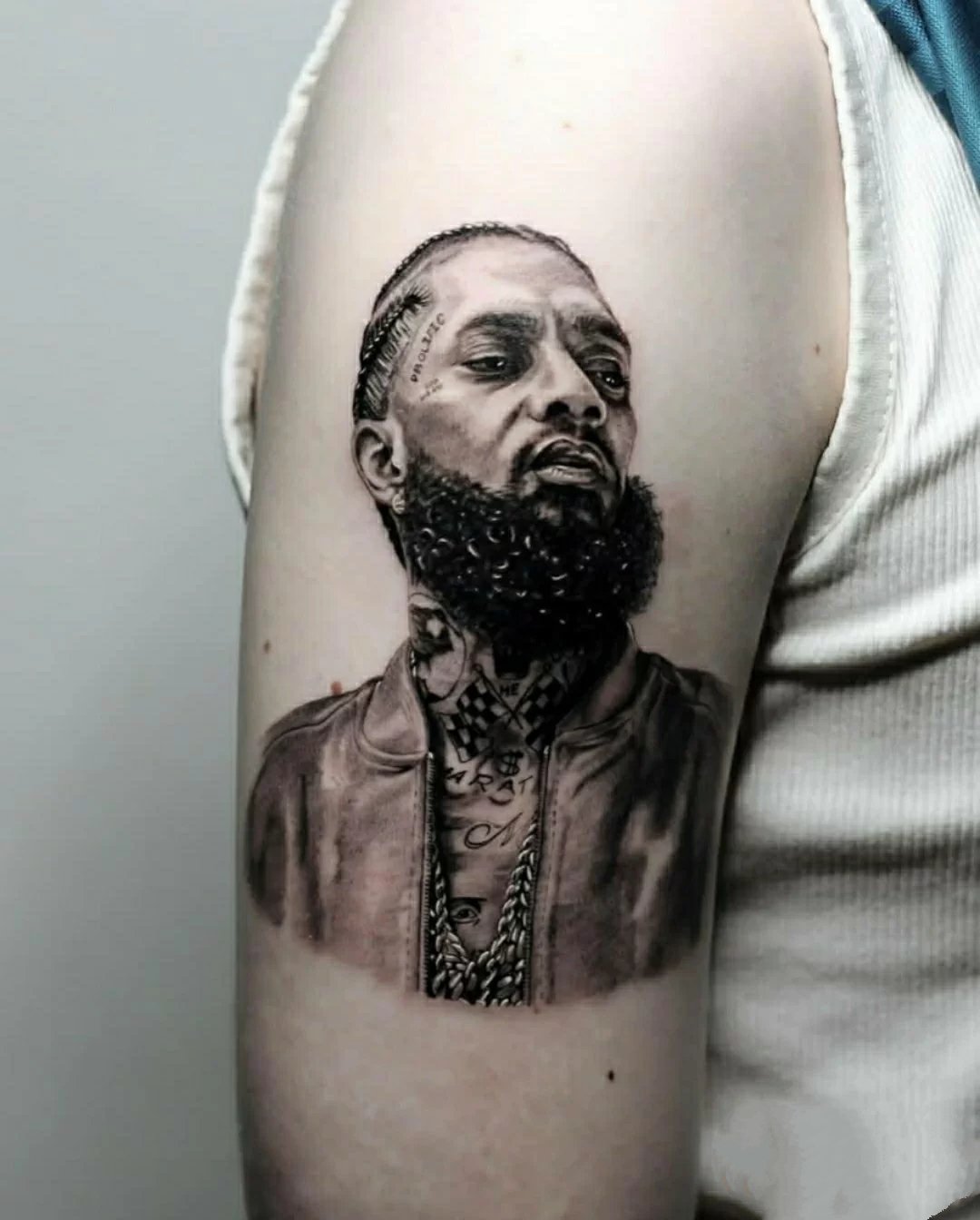 一组欧美风的人物写实纹身图片