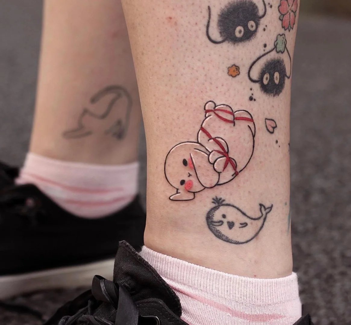 9张超萌可爱小兔兔纹身图片