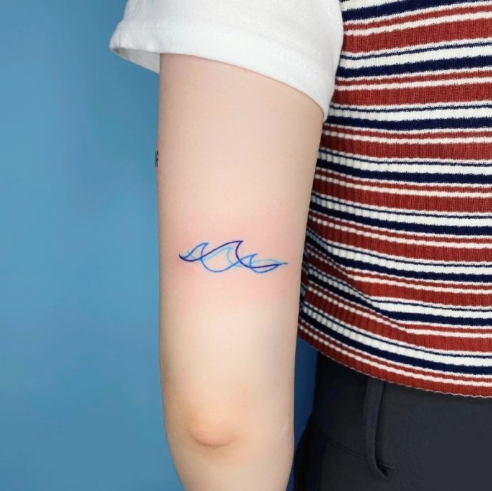 非常可爱的彩色小清新纹身图片9张