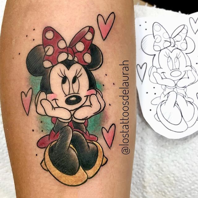 可爱的9张迪士尼米老鼠纹身图片