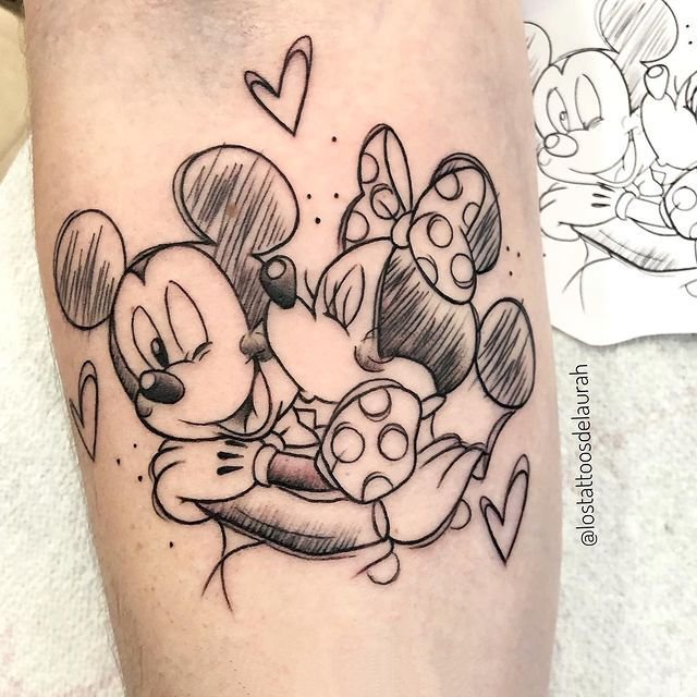 可爱的9张迪士尼米老鼠纹身图片
