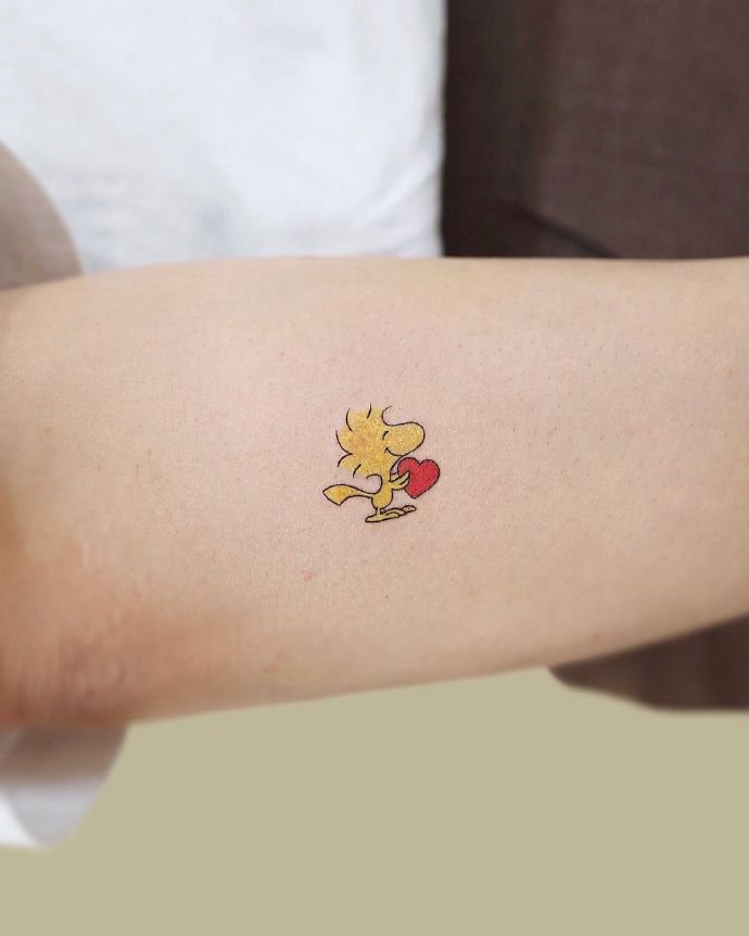 9张可爱的卡通小图纹身图片