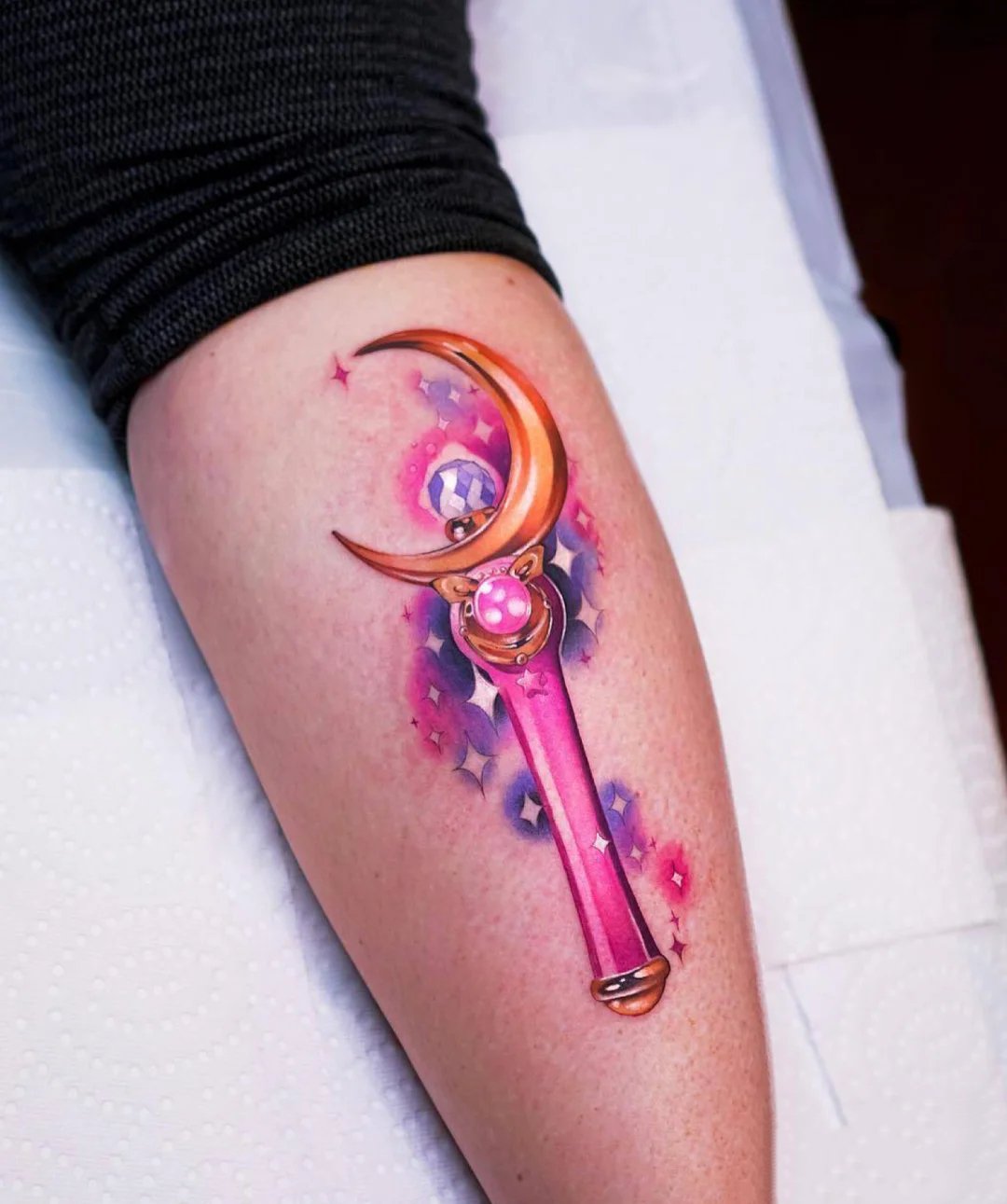 色彩艳丽的9张newschool纹身图片