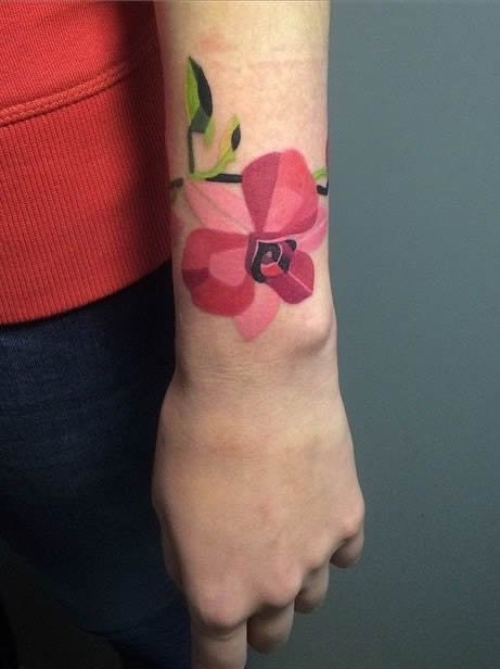 9张具有艺术感的水彩纹身图片