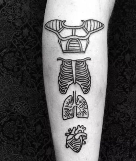 9张黑色抽象的纹身图片，让人一眼入迷