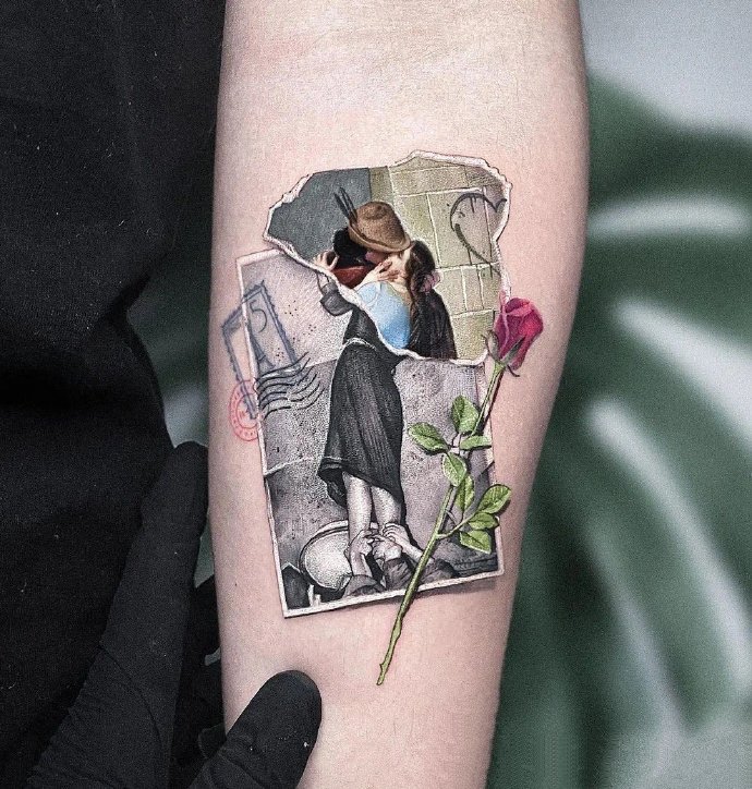 9张逼真写实的绘画纹身图片