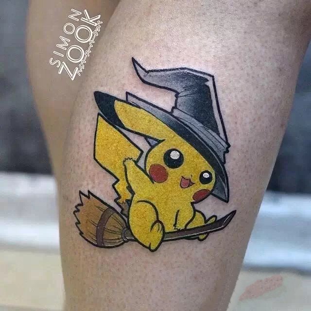 9张萌趣十足的动漫纹身图片