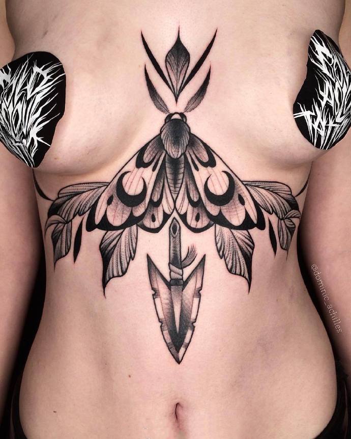 一组昆虫系列的newschool纹身图片