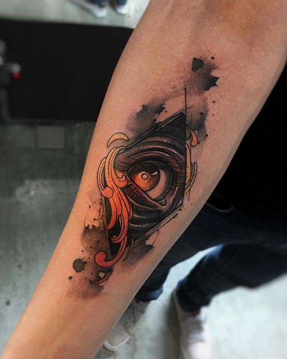 男生最爱的一组上帝之眼纹身图片