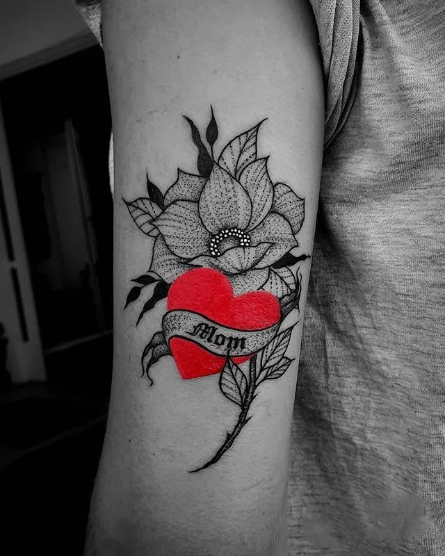 很有质感的一组点刺纹身图片