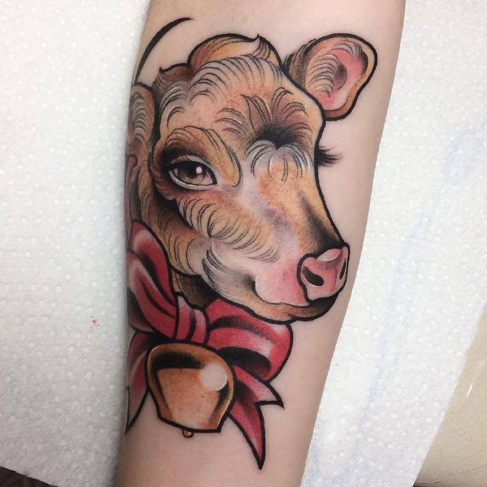 适合大臂上的9张newschool纹身图片