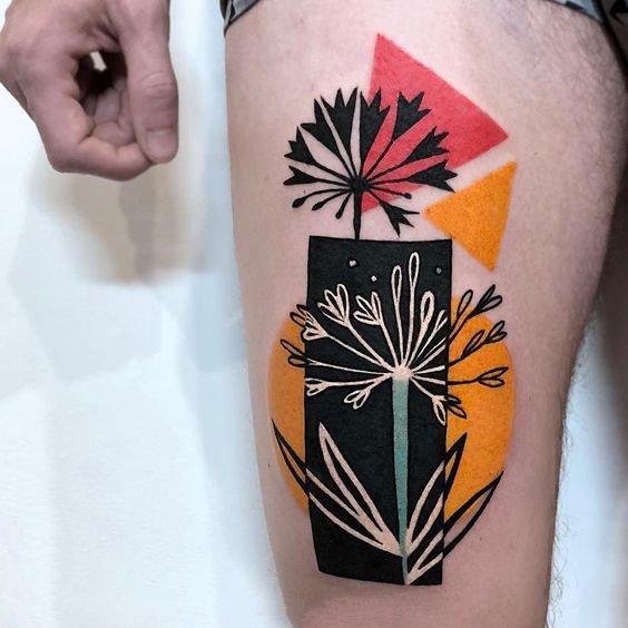 适合遮盖的9张个性纹身图片