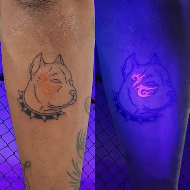 9张美丽特别的荧光纹身图片