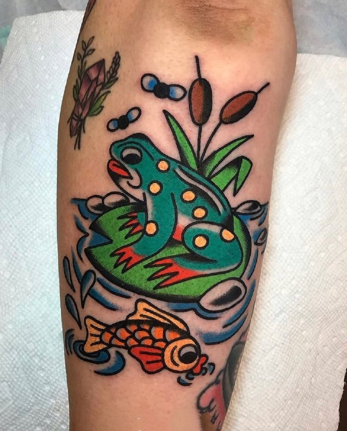 俏皮又可爱的oldschool纹身图片9张