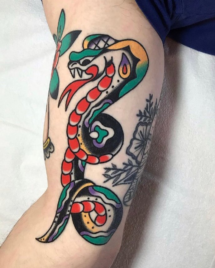 俏皮又可爱的oldschool纹身图片9张