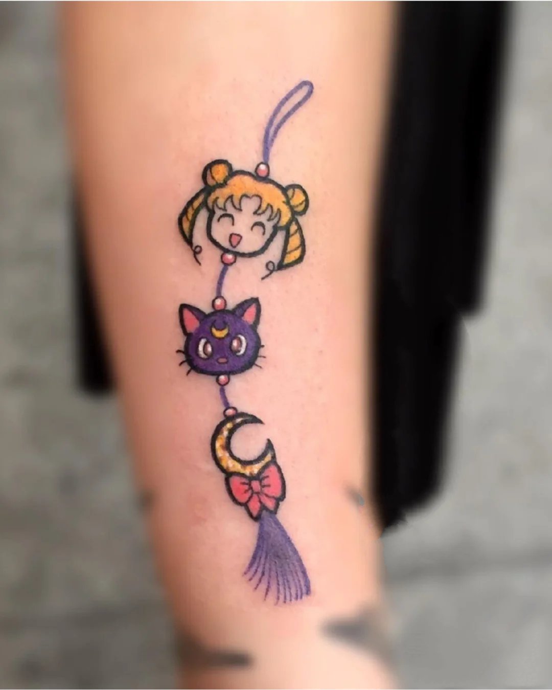 9张超级可爱的吊坠纹身图片