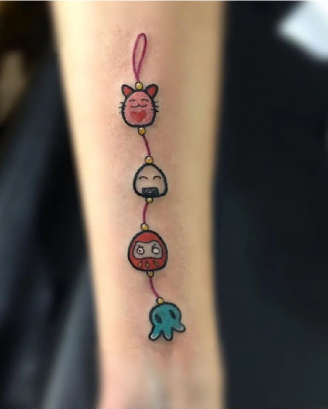 9张超级可爱的吊坠纹身图片