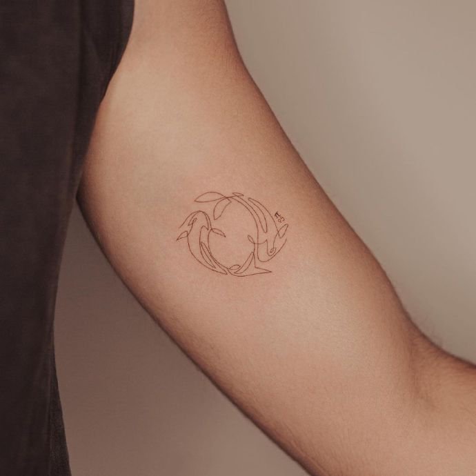 简约但不简单的小清新纹身图片9张