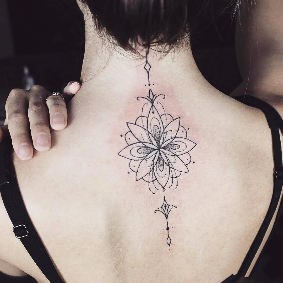 漂亮的几何小清新纹身图片9张