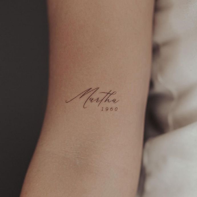 一组素雅简约的小清新纹身图片