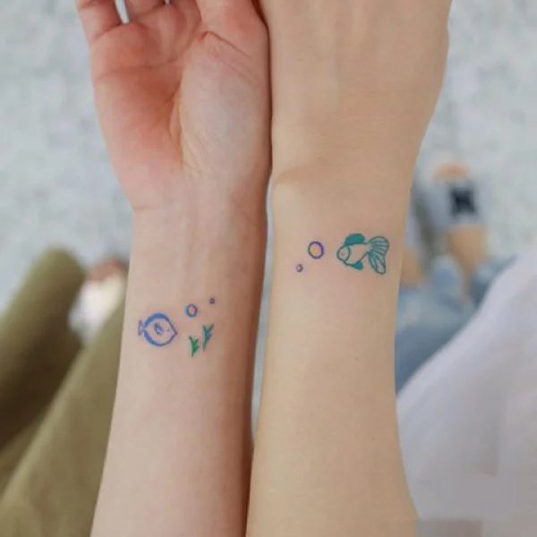 9张清新可爱的泫雅系列纹身图片