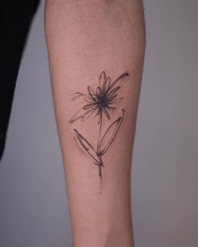 超适合夏天的一组小清新纹身图片