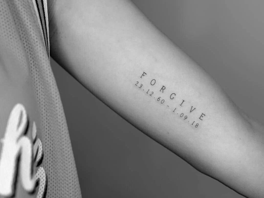 9张简单低调的英文纹身图片