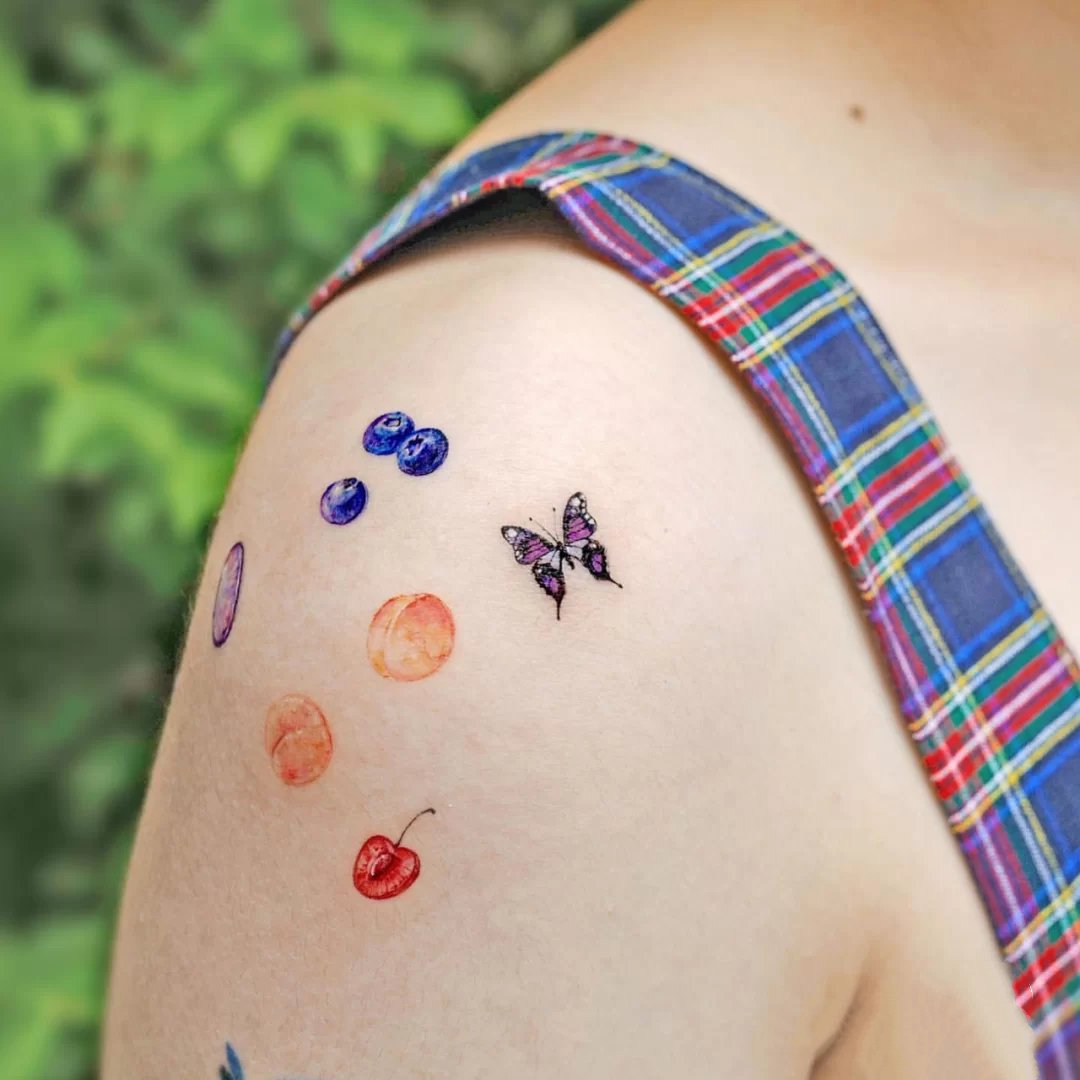 9张清凉温柔的小清新纹身图片