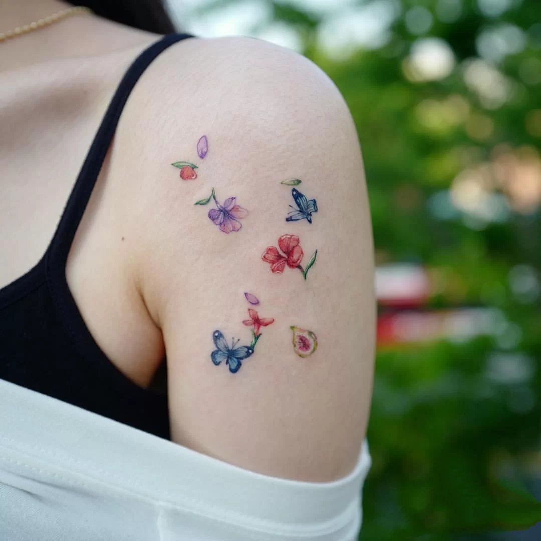 9张清凉温柔的小清新纹身图片