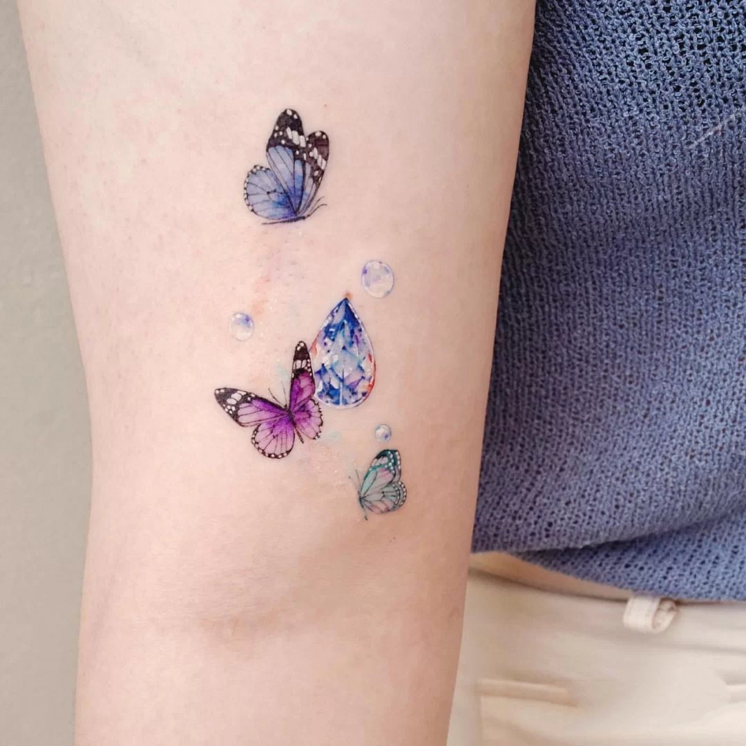 9张清凉温柔的小清新纹身图片