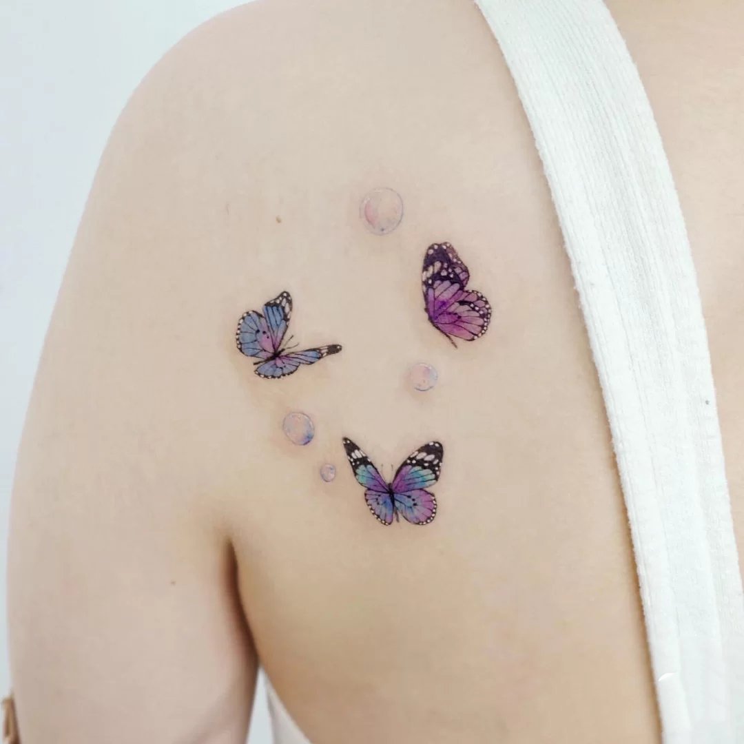 9张清凉温柔的小清新纹身图片