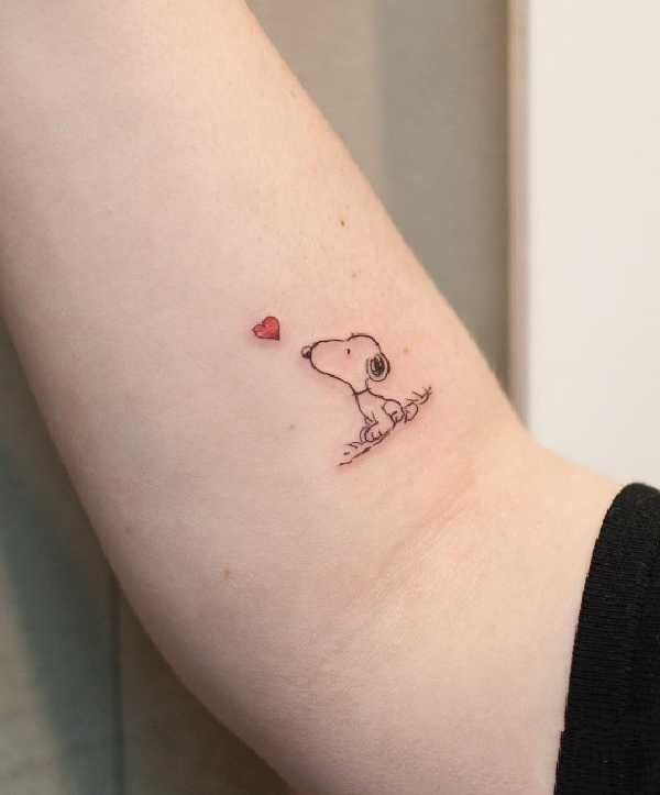 清新可爱的一组小图案纹身图片