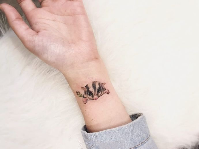 9张陪伴人类的萌宠纹身图片