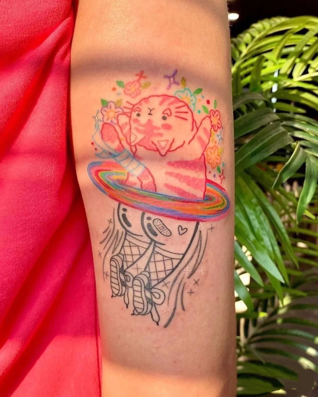 马克笔清新小图纹身图片9张