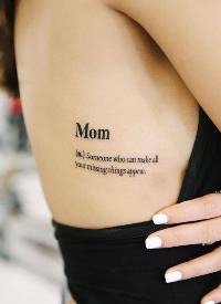 9张各个部位的英文纹身图片