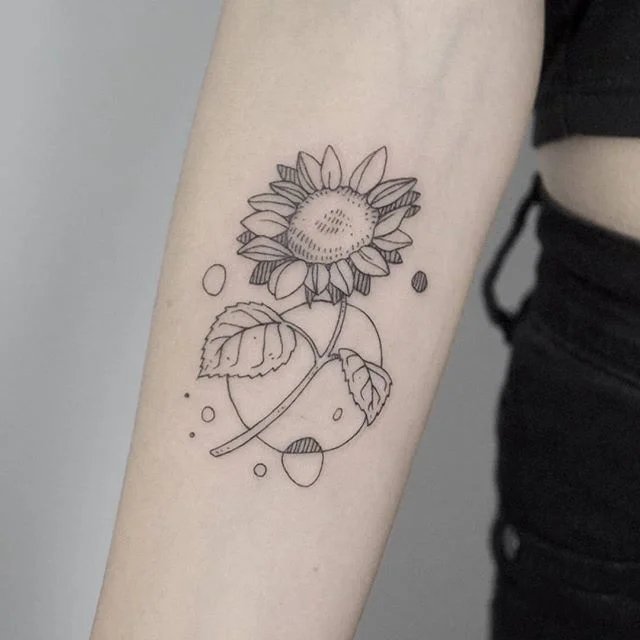 简单的小清新淡雅纹身图片9张