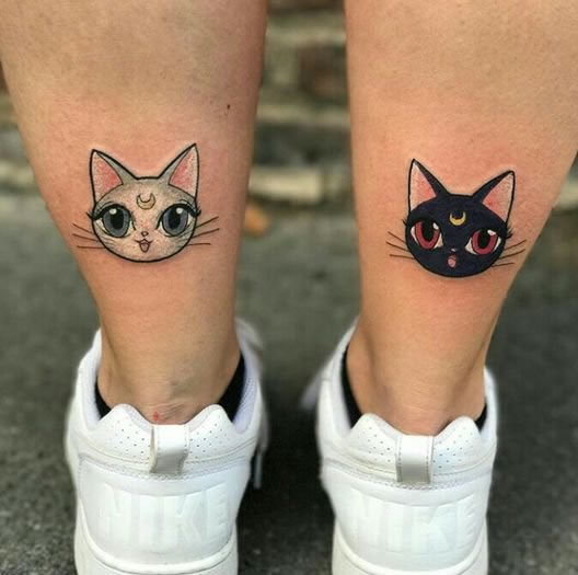 一组满是回忆的可爱卡通纹身图片