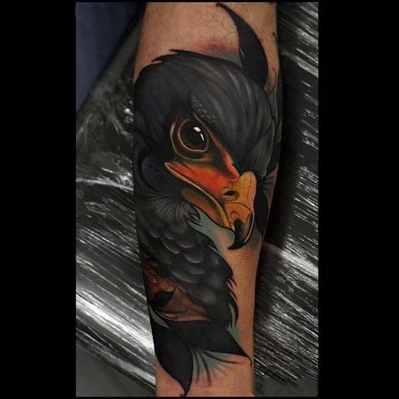 一组可作遮盖的new school纹身图片