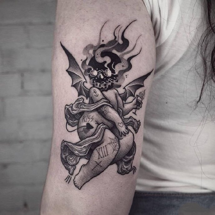 来自天堂的恶魔——天使纹身图片9张