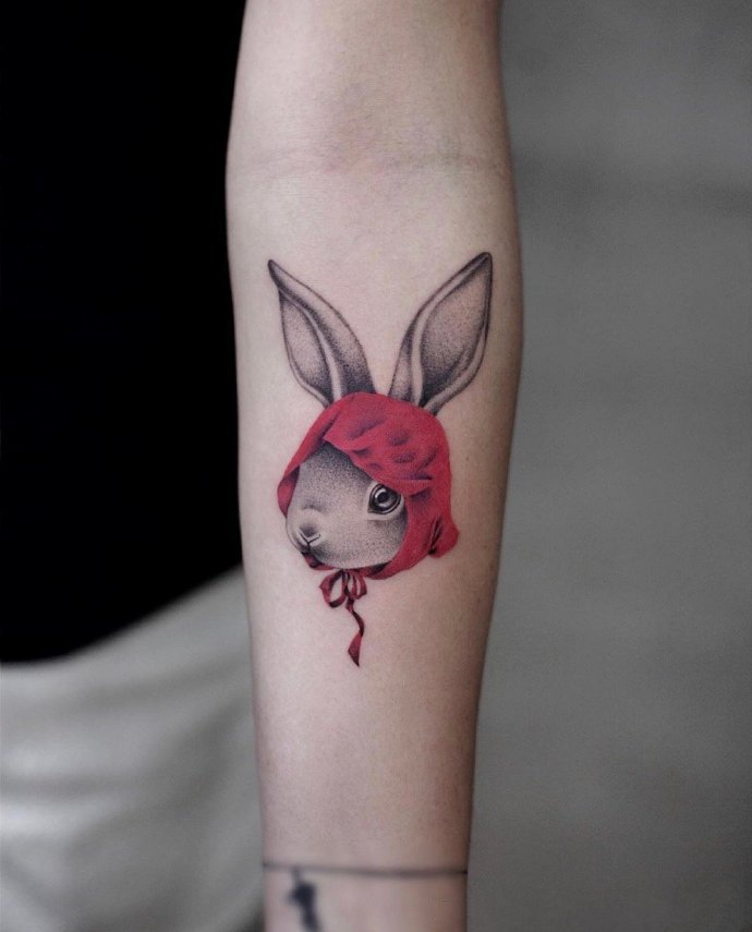 适合手臂小腿的9张动物纹身图片