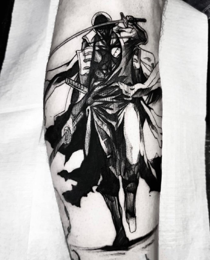 男生最爱的9张海贼王系列纹身图片