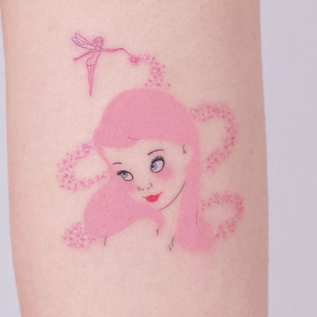 少女心爆棚的9张小清新纹身图片