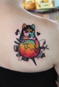 波普艺术风格的9款彩色纹身图片