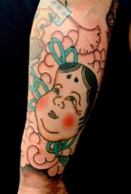 一组传统彩绘纹身图案欣赏
